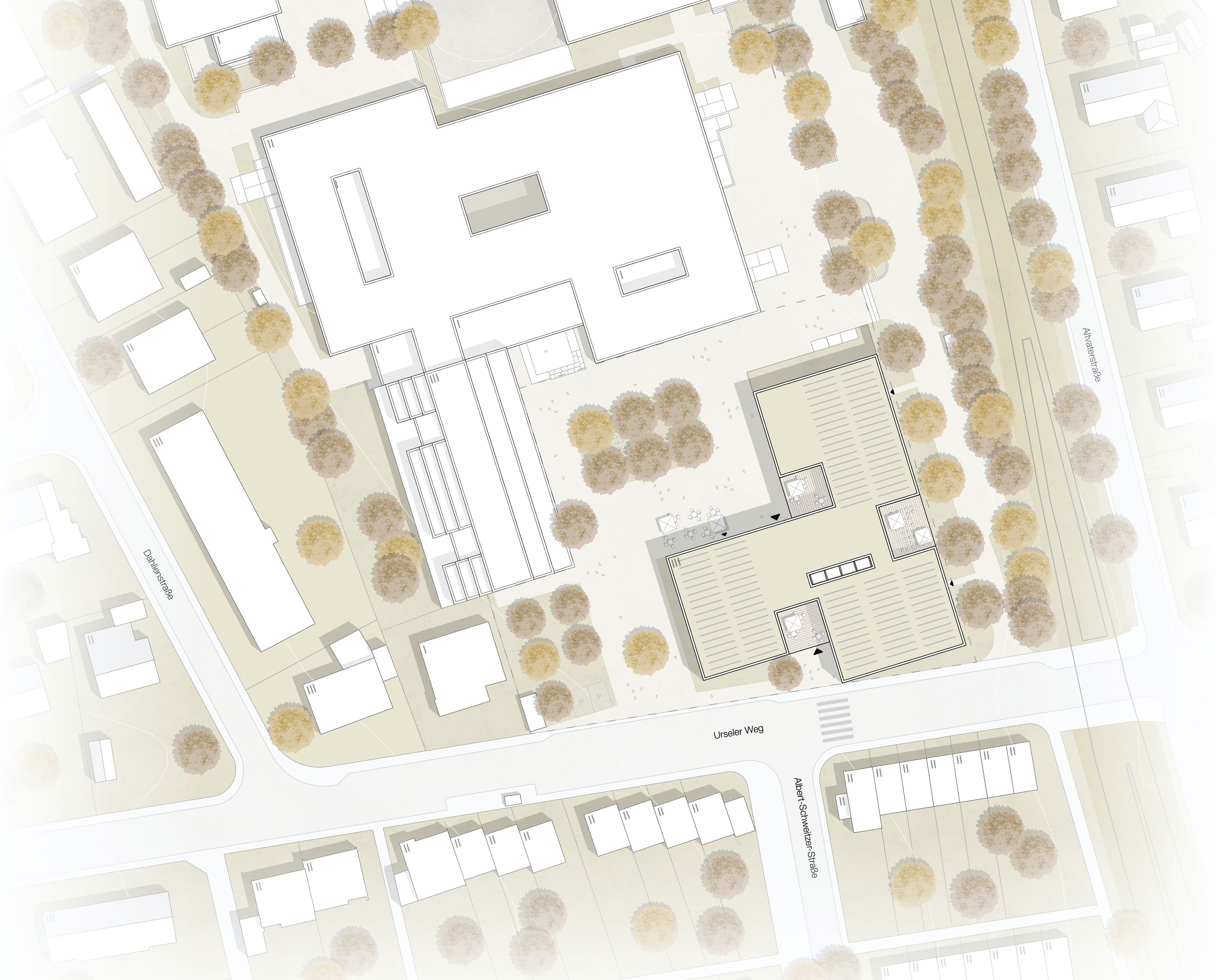 Otto-Hahn Schule Lageplan