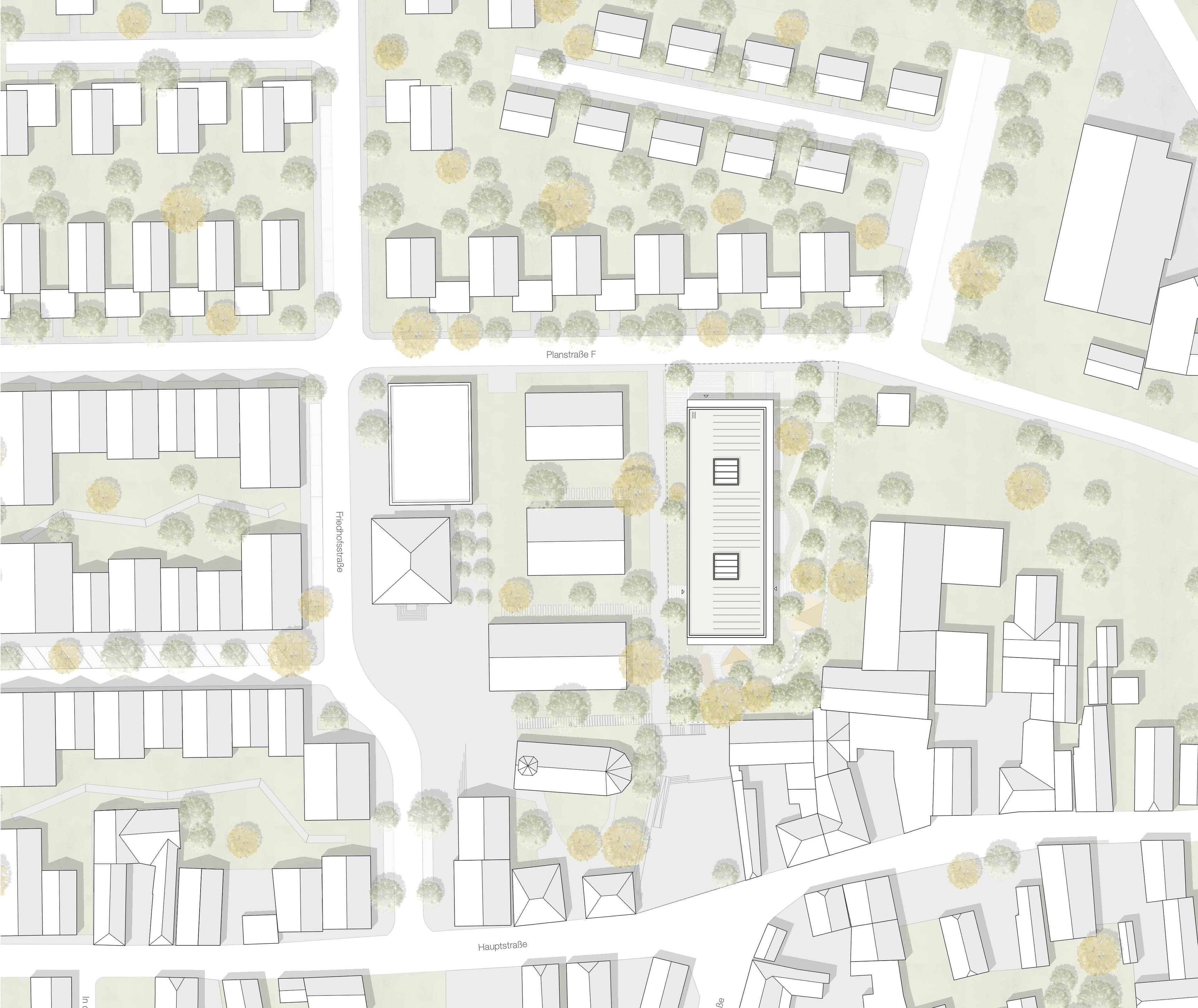 Kindertagesstätte Luise-Heupel Böchingen Lageplan