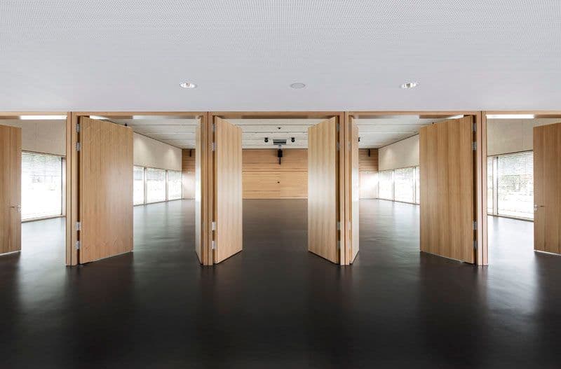Aula- und Hörsaalgebäude Hochschule Aalen Blick Veranstaltungsraum